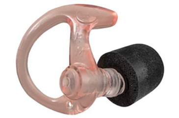 Image of SureFire COMPLY FOAM TIPPED, FULL BLOCK EARPLUGS, MEDIUM, 25 PAIR, CLEAR, Clear, Medium, EP10-MPR-BULK