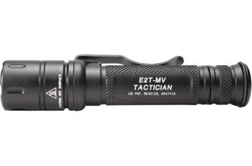 Image of SureFire Tactician LED Flashlight, CR123A, White, 800 Lumens, Black, E2T-MV