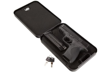 Image of Surelock Security 9.5in Nighthawk Mobile Vault II - Key Lock, Black Powder Coating, 3KEYMLBL