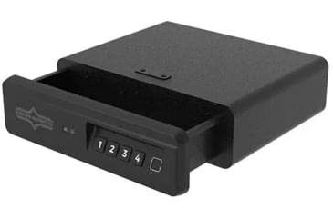 Image of Surelock Security QuickTouch Drawer Vault Digital Gun Safe w/ Bioscanner, Surelock stealth, 4-key code, Heavy Duty Steel, Black, 3418980