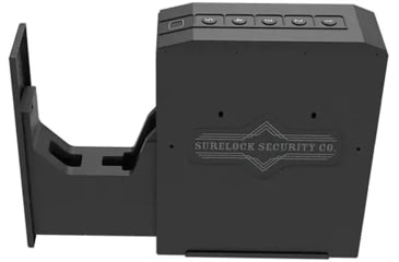 Image of Surelock Security QuickTouch Handgun Slide Vault Digital Gun Safe w/ Bioscanner, Quiet Access, 5-digit code, Heavy Duty Steel, Black, 3418976