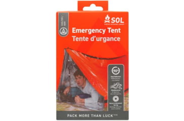 Image of Survive Outdoors Longer Emergency Tent, Orange, 0140-1226
