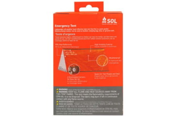 Image of Survive Outdoors Longer Emergency Tent, Orange, 0140-1226