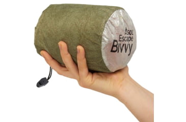 Image of Survive Outdoors Longer Escape Bivvy With Hood, Green, 0140-1236