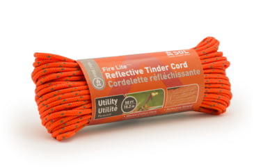 Image of Survive Outdoors Longer Fire Lite Utility Reflective Tinder Cord, 50 ft, 0140-1734