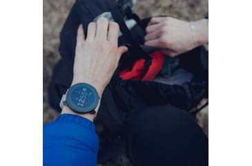 Image of Suunto Vertical Unisex Solar Watch, 49mm Case Diameter, Stainless Steel Bezel, Sand Silicone Strap, One Size, SS050986000