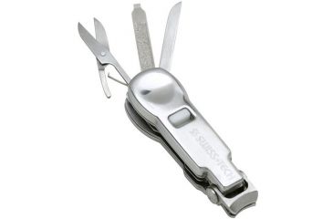 Image of SwissTech Smart Clip Ultra 2.0 Multi-Tool, Solid Stainless Steel SCUCSSS-2-NA