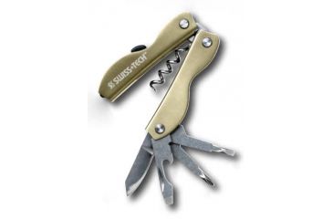 Image of SwissTech Vintage Corkscrew 8-in-1 Tool SWT33320