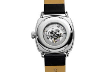 Image of Szanto Automatic Officer Watches, Silver Dial, Black Strap, Steel, One Size, SZ 6202E
