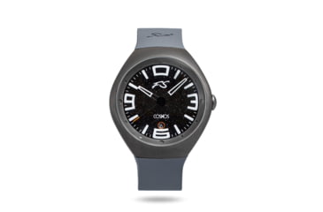 Image of Szanto Icon Frank Stephenson Cosmos Watches, Black Dial, Gray Strap, GRAY, One Size, IC-FS-9002
