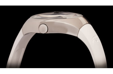 Image of Szanto Icon Frank Stephenson Cosmos Watches, Blue Dial, White Strap, Steel, One Size, IC-FS-9004