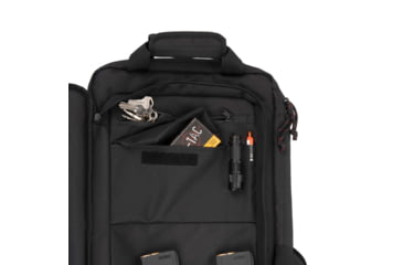 Image of Tac-Six 34in Lockable Cohort Vertical Tactical Gun Case, Backpack Straps &amp; Conceal Carry Pocket, Black, 10824