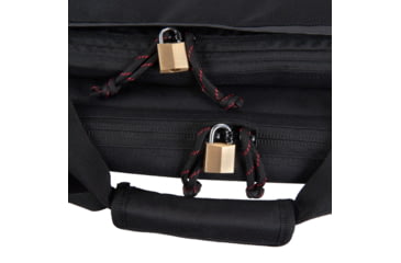 Image of Tac-Six 34in Lockable Cohort Vertical Tactical Gun Case, Backpack Straps &amp; Conceal Carry Pocket, Black, 10824