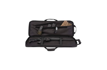 Image of Tac-Six 34in Lockable Cohort Vertical Tactical Gun Case, Backpack Straps &amp; Conceal Carry Pocket, Black, 10824