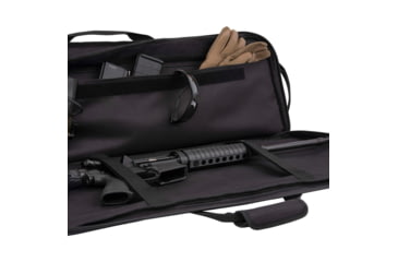 Image of Tac-Six 34in Lockable Cohort Vertical Tactical Gun Case, Backpack Straps &amp; Conceal Carry Pocket, Black, 10824