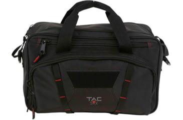 Image of Tac-Six Pride6 Tactical Sporter Range Bag, Black/Red, 15in, 8247