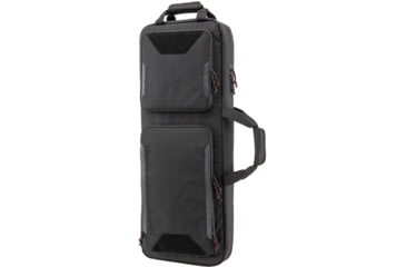 Image of Tac-Six Tac-Six Polyester Ghost Vertical Tactical Gun Case w/Backpack Straps and Pocket, Lockable, Zipper, 34in Long, Stitched Webbing Handle, Padded Lining, Black, 10831