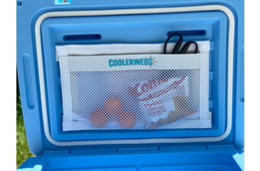 Image of TackleWebs 15&quot; Wide x 9&quot; High Hook &amp; Loop CoolerWebs White, CW159WHTV