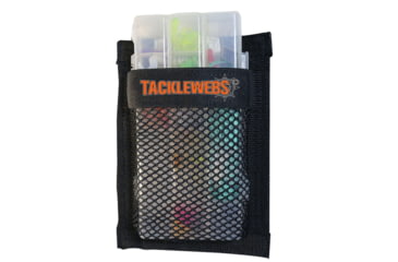 Image of TackleWebs 7&quot; Wide x 9&quot; High Hook &amp; Loop TackleWebs Black, TW79BLKV