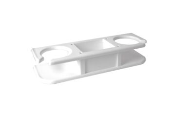 Image of TACO Marine 2-Drink Poly Cup Holder w/"Catch-All" - White 45935