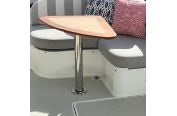 Image of TACO Marine 28.625in High Table Pedestal Post For 3in Base And Support Ribbed, Z76-9271VEL28.63-1