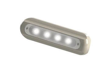 Image of TACO Marine 4-LED Deck Light w/ White Housing, Flat Mount, F38-8800W-1