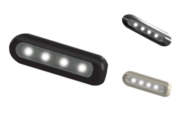 Image of TACO Marine 4-LED Deck Light, Black, Silver, White