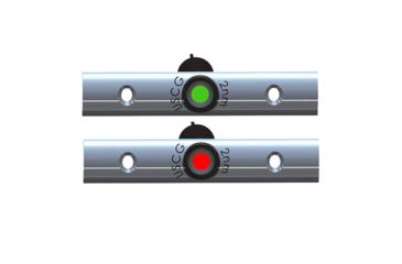 Image of TACO Marine Rub Rail Mounted LED Navigation Light Set - 4" w/Deutsch Plug Port &amp; Starboard 76738