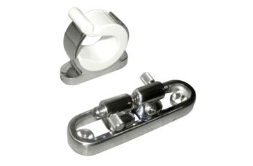 Image of TACO Marine Stainless Steel Adjustable Reel Hanger Kit w/Rod Tip Holder - Adjusts from 1.875" - 3.875" 48332