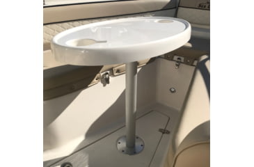 Image of TACO Marine Surface-Mount Pedestal Table Base For 2.375in Post 7.06in Base, Z10-4085BLY60MM