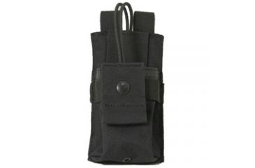 Image of Tacprogear Small Radio Pouch, Black, Black P-SMRAD1-BK