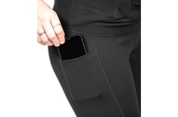 Image of Tactica Defense Fashion Athletic Concealed Carry Leggings, Black, Extra Large, TT-ATHLGNG-BK-XL