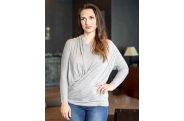Image of Tactica Classy Concealment Two Piece Top, Grey, Large, TT-SHR-TST521-GY-L