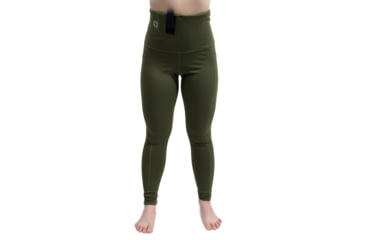 Image of Tactica Defense Fashion Athletic Concealed Carry Leggings, Subcompact, Micro, Green, Large, TT-ATHLGNG-GN-L