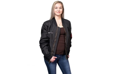 Image of Tactica Flight Jacket - Womens, Black, Large, TT-JCKT-RX18041-BK-L
