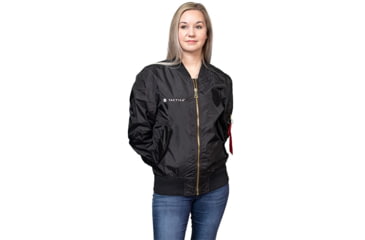 Image of Tactica Flight Jacket - Womens, Black, Large, TT-JCKT-RX18041-BK-L
