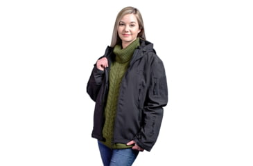 Image of Tactica Soft Shell Jacket - Womens, Black, Large, TT-JCKT-18063-BK-L
