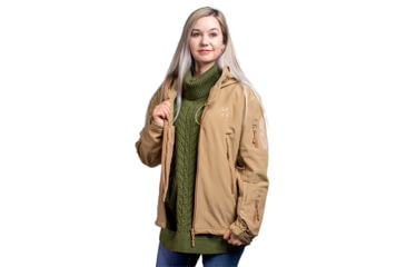 Image of Tactica Soft Shell Jacket - Womens, Brown, XXL, TT-JCKT-18063-BR-XXL