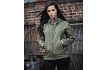 Image of Tactica Soft Shell Jacket - Womens, Green, Small, TT-JCKT-18063-GN-S
