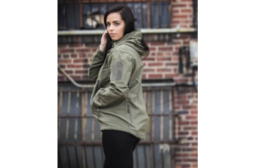 Image of Tactica Soft Shell Jacket - Womens, Green, Small, TT-JCKT-18063-GN-S