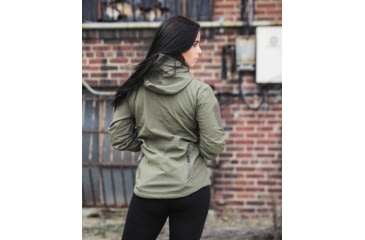 Image of Tactica Soft Shell Jacket - Womens, Green, Small, TT-JCKT-18063-GN-S