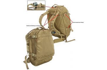 Image of Tactical Assault Gear Chaos 3-Day Pack, Coyote Tan, 811926