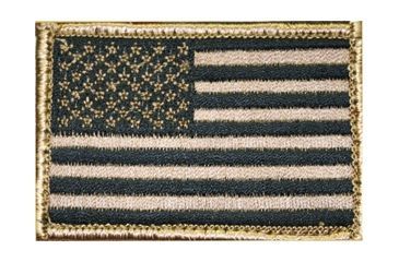 Image of Tactical Assault Gear USA Flag Patch, Left, Desert Tan 811709