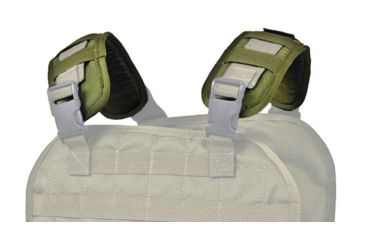 Image of Tactical Tailor Modular Plate Carrier Shoulder Pads, Olive Drab, 22003-1