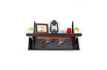 Image of Tactical Walls 825 Top Locking Shelf w/ Rope Trim, Standard Foam, Cherry, 0825TLCHRSMPLN52