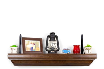 Image of Tactical Walls 825 Top Locking Shelf w/ Standard Trim, Standard Foam, Dutch Walnut, 0825TLDWPLN52