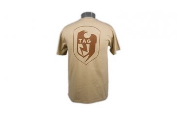 Image of Tactical Assault Gear TAG Logo Tee Shirt, Medium, Tan 811743