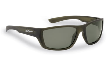 Image of Tailor Sunglasses Flying Fisherman Tailer Sunglasses Matte Moss Smoke , 7729MS