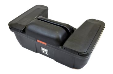 Image of Tamarack Classic Lounger ATV Rear Storage Box - Black L-1500