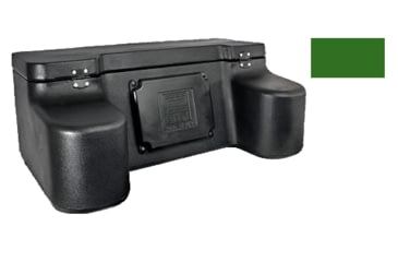 Image of Tamarack Classic Wrap-Around Quad Trunk ATV Rear Box - Dark Green W-1303